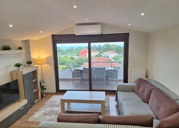 Luxury Suite With Sea And Olympus View